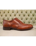 Brown leather wingtips