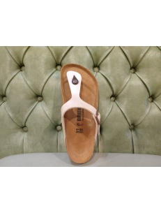 Birkenstock Gizeh thong sandal, pearl white