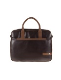 Leather bag for office, made in Italy