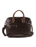 Leather bag for office, made in Italy