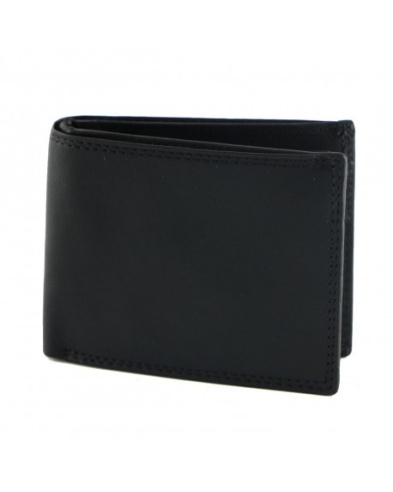 Mens leather wallet with coin pocket