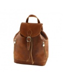 Backpack in Italian leather, for women