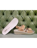 Comfortable wedges for ladies, made in Italy