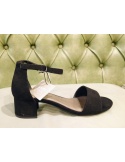 Black heeled sandals, Tamaris 2022