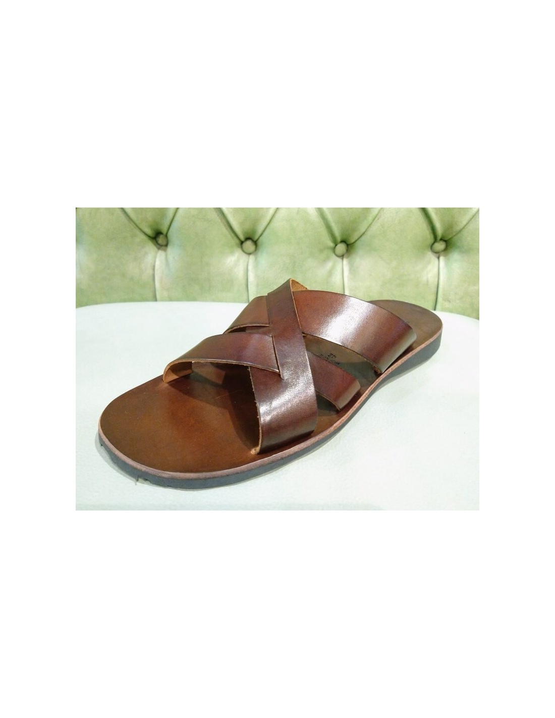 Men Leather Slippers| in Italy Shop