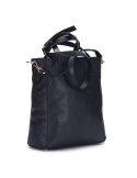 Genuine leather bag, black or blue