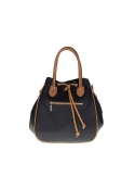 Made in Italy pouch leather bag for women