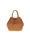 Made in Italy pouch leather bag for women