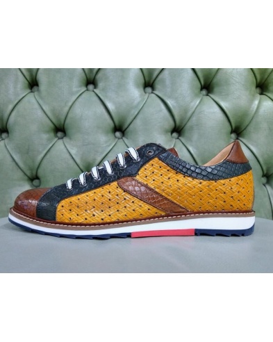 Handmade mens casual shoes
