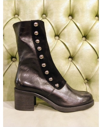 Italian crafted mid calf boot