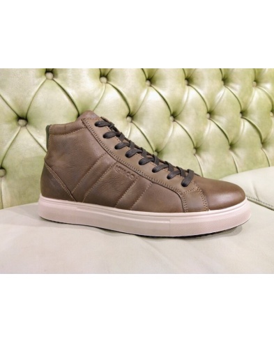Italian Leather Sneakers Men Shoes Winter 2023 24