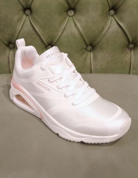 Skechers white tennis best sale shoes