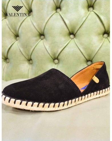 Suede shoes for women, Verbenas Carmen espadrillas