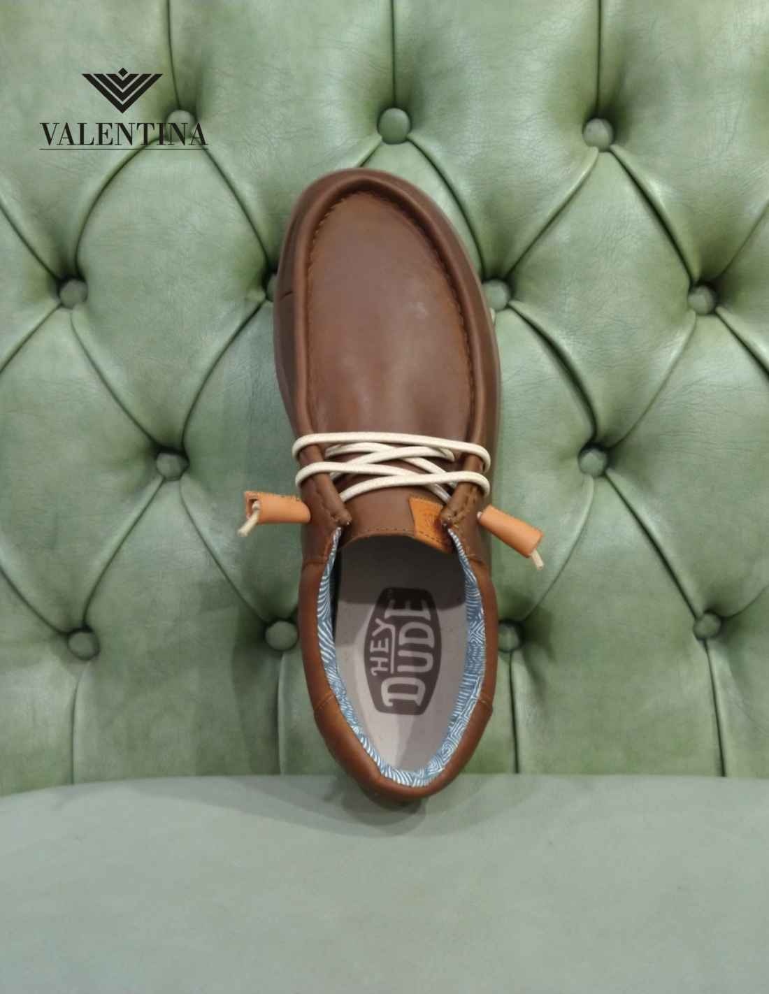 Wally Grip Craft Leather Hey Dude Shoes for Men Winter 2024