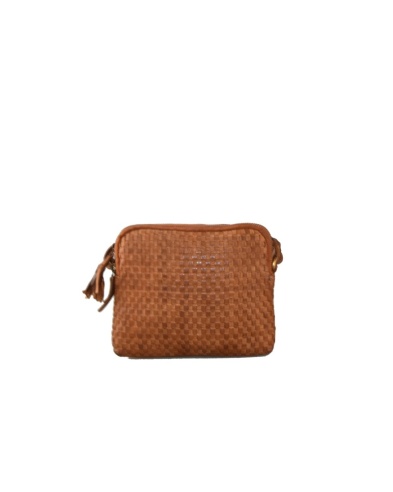 Borsa tracolla in pelle artigianale