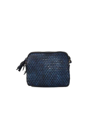 Borsa tracolla in pelle artigianale