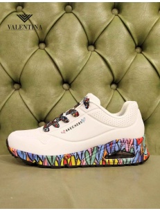 Scarpe Flats Donna Mod Comfys In Pelle Con Memory Foam E Chiusura Touch Bar - Comode