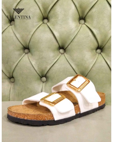 Birkenstock Sydney CB patent white - 1029438