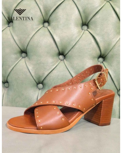 Criss cross strap high heel sandals for women